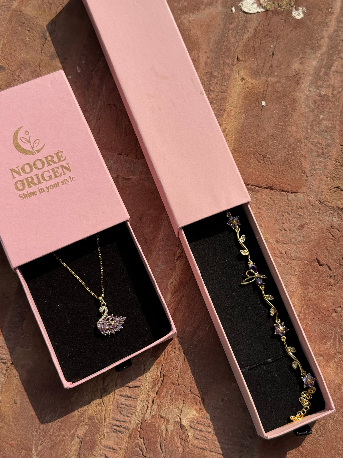 Swan with Pookie Bracelet Set For Girls