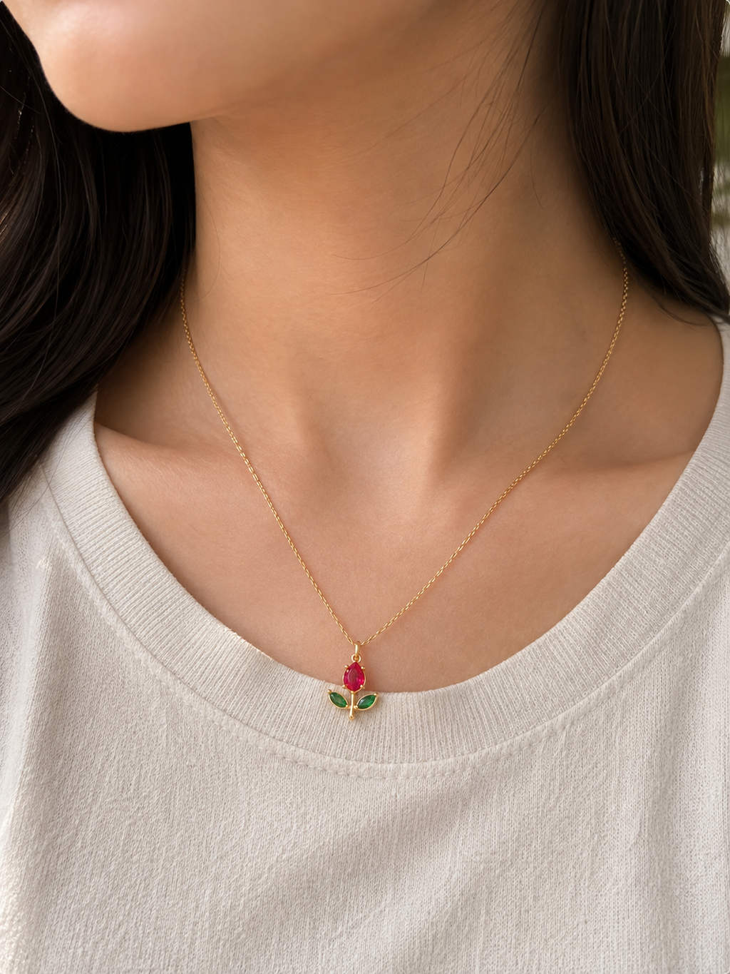 Tiny Tulip pendants for Girls/Women