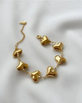 Bold heart bracelet
