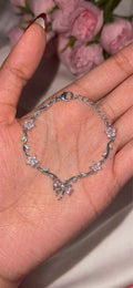 Bow bracelet zircon
