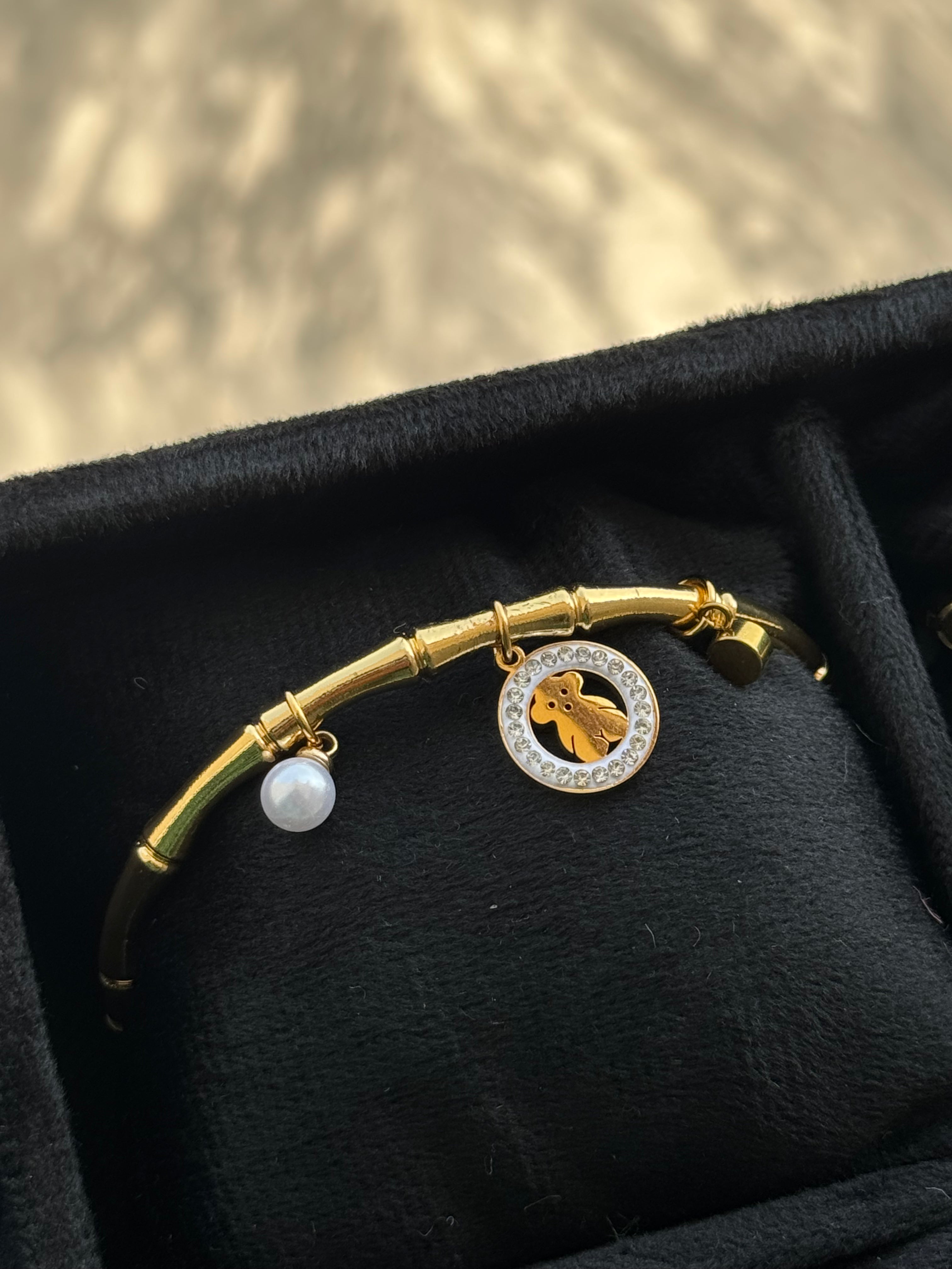 Teddy charm bracelet